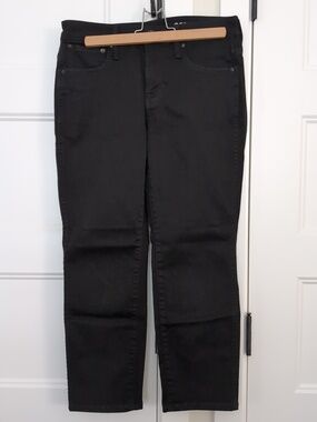 Gap Mid Rise Black Jeans
